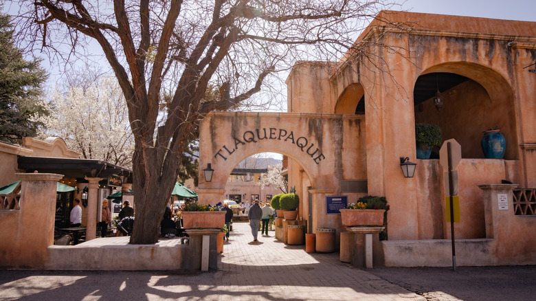 The Tlaquepaque gallery in Sedona