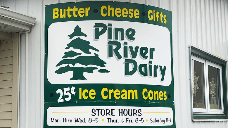 Exterior of Pine River Dairy
