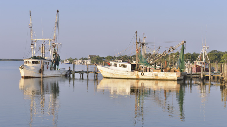 Boats on Dickinson Bayou