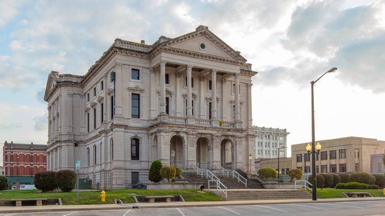 The Grant County Courthouse in Marion, Indiana