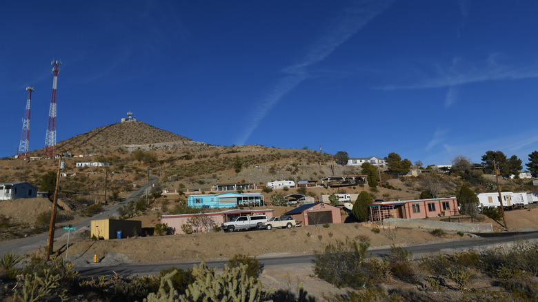A view of the uncorporated town of Searchlight, Nevada