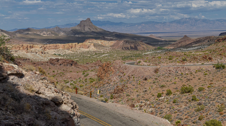Arizona desert in Mohave County