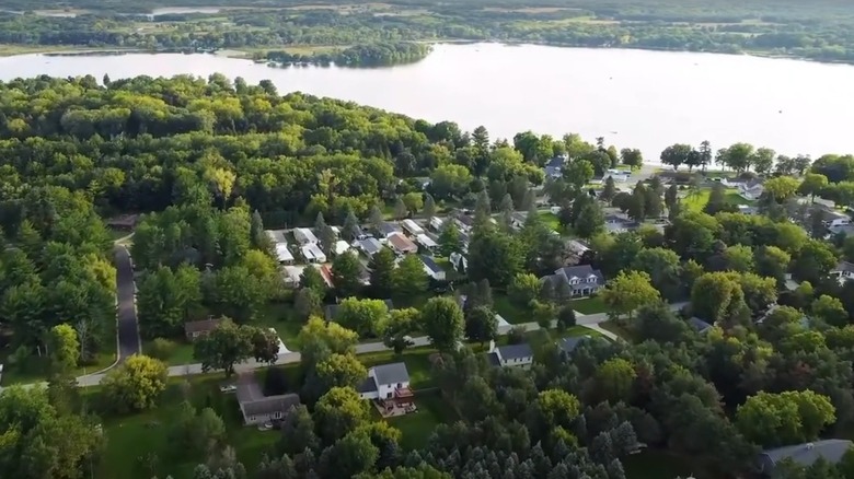 Aerial view of Cambridge, Wisconson