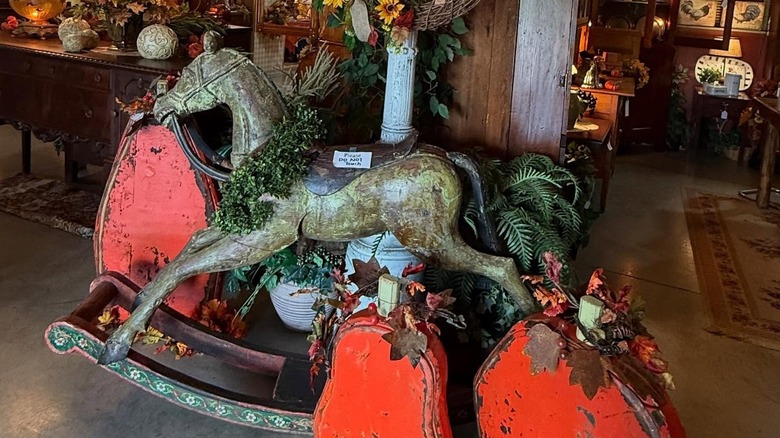 Rocking horse sets tone at Rocking Horse Antique Gallery
