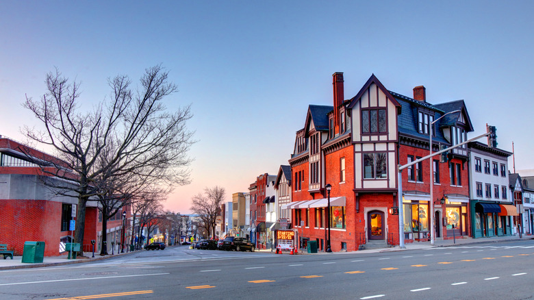 The town of Greenwich, CT in Fairfield County