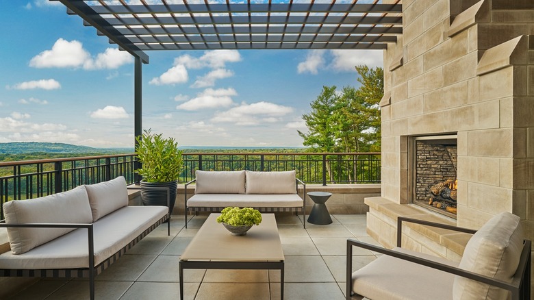 View from the outdoor terrace of the Pendry Suite