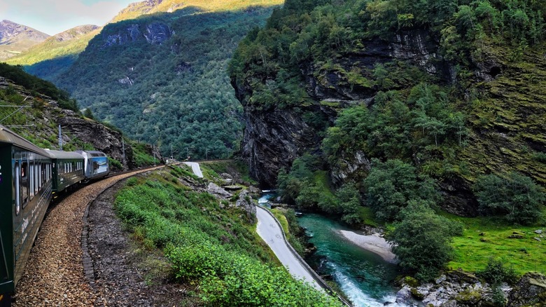 The Flamsbana is one of the world's steepest railways.