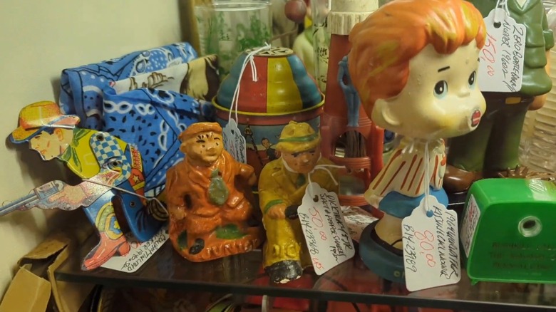 Antique store toys in Denver, Pennsylvania