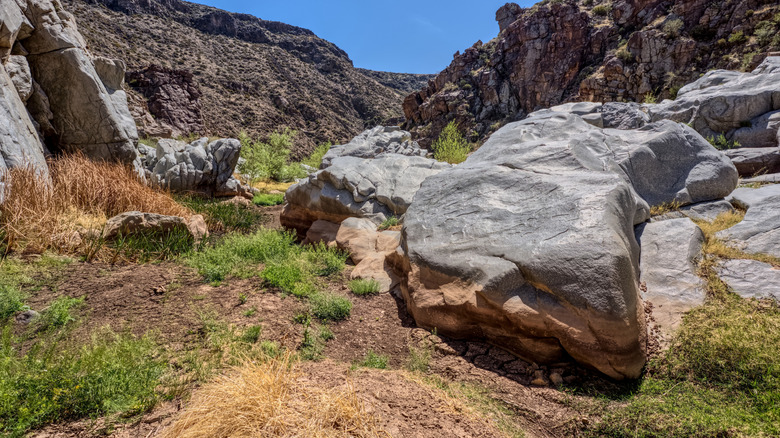 granit riverbed of Agua Fria National Monument