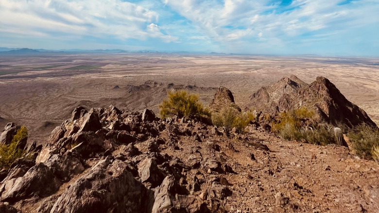 The views after the hike to Picacho Peak via Hunter trail, Picacho Peak State Park, Arizona