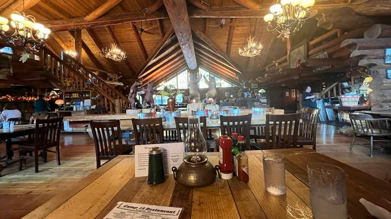 Camp 18 logging restaurant interior