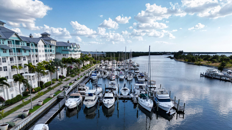 Boats in a marina in Florida