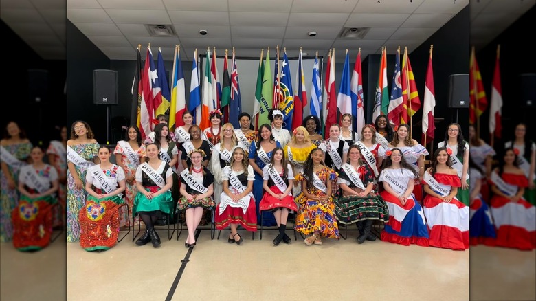 The princesses of the Lorain International Festival