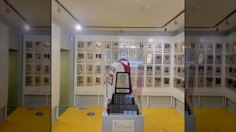 Interior of the the Canadian Baseball Hall of Fame and Museum