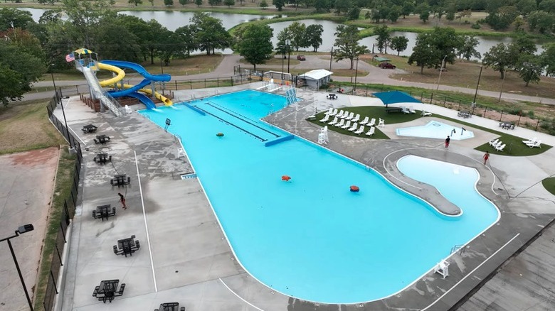 Pirate Plunge Pool at Bristow City Park in Bristow, Oklahoma