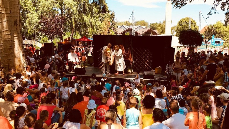Puppet theater at Győr's kids festival