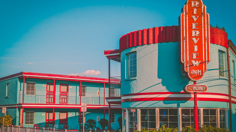 The restored, retro Riverview Inn in Colonial Beach, Virginia