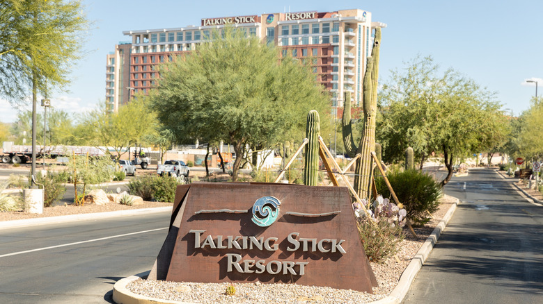 Entrance to Talking Stick Resort and Casino