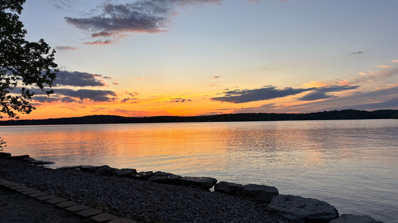 Sunset over Table Rock Lake