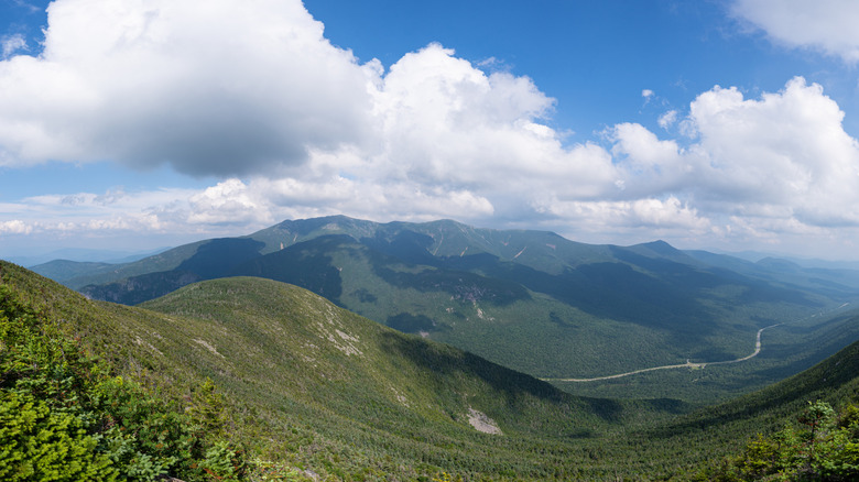 White Mountains in Franconia, New Hampshire