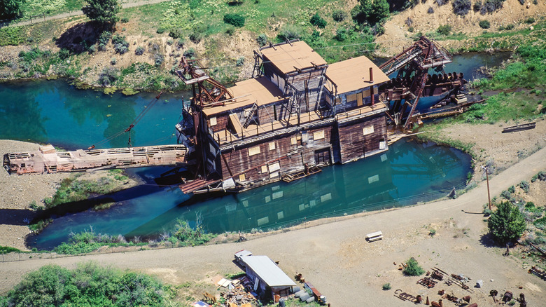 Sumpter Valley Gold Dredge in Oregon