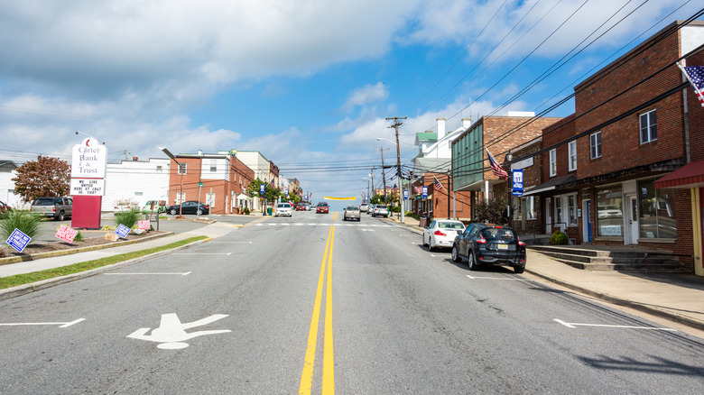 Main Street in Hillsville, Virginia