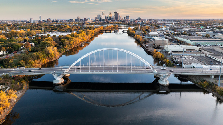 Aerial view of Minneapolis, Minnesota