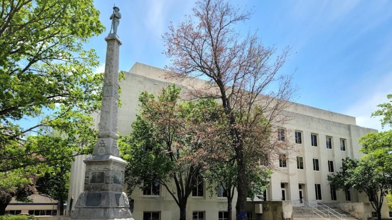 The Grayson County Courthouse in Sherman, Texas