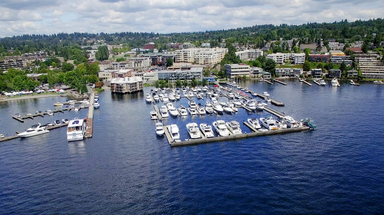 Aerial view of Kirkland, Washington