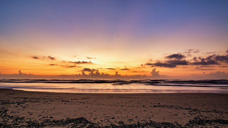 Sunset over Boca Chica Beach