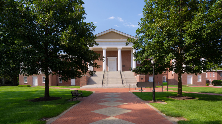 Old College Hall at the University of Delaware in Newark.