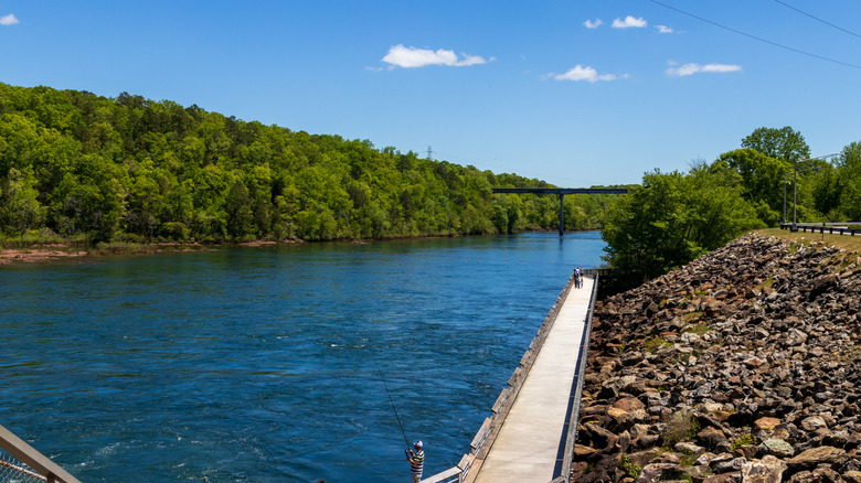 A section of Lake Hartwell