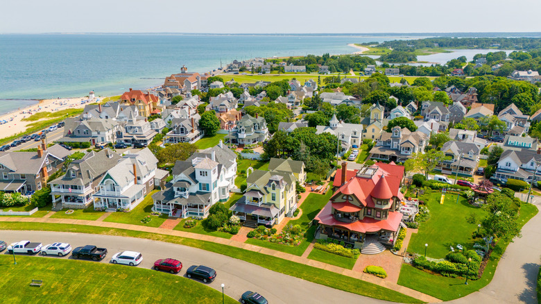 Oak Bluffs is a beautifully preserved historic beach resort community