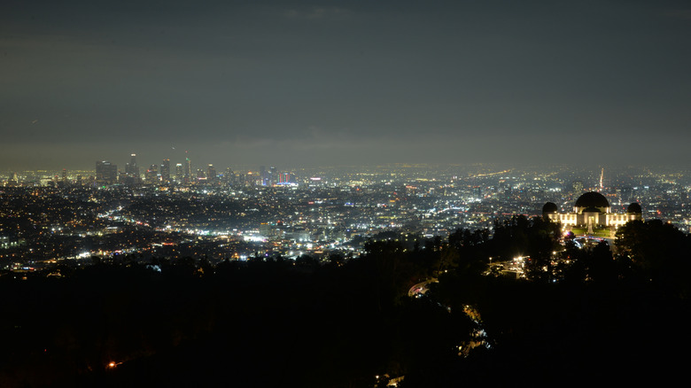 LA at night from Glendale Peak
