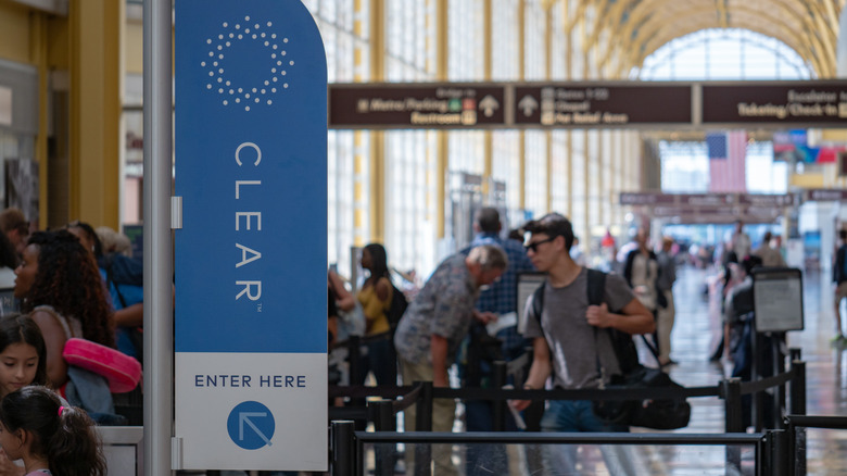 CLEAR security line 