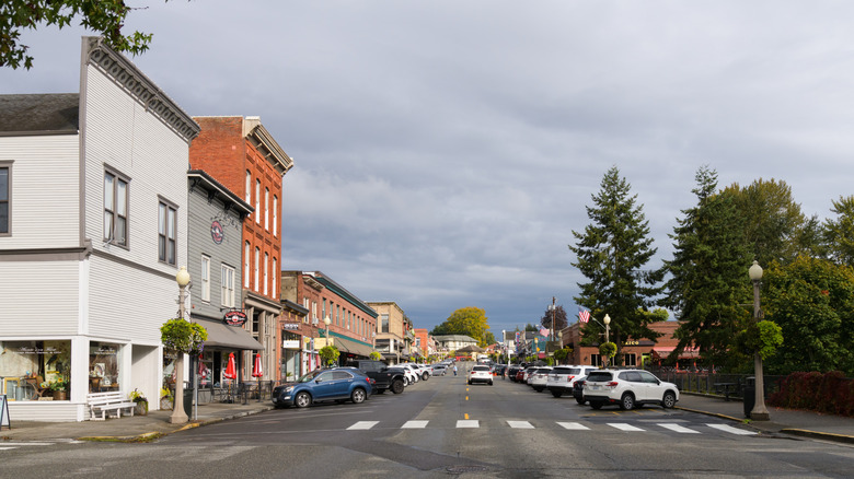 Street view of Historic Downtown Snohomish