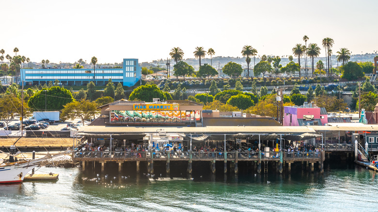 Pedro Fish Market and Restaurant on the LA Waterfront in San Pedro, Los Angeles