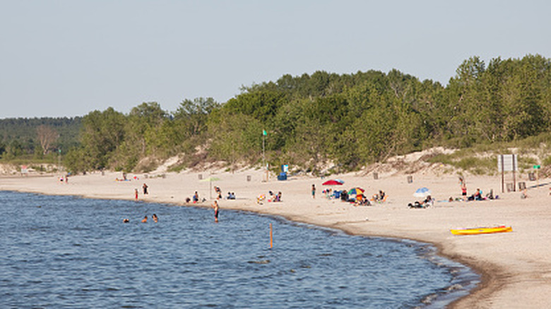 Grand Beach on Lake Winnipeg is one of the most popular beaches in Manitoba