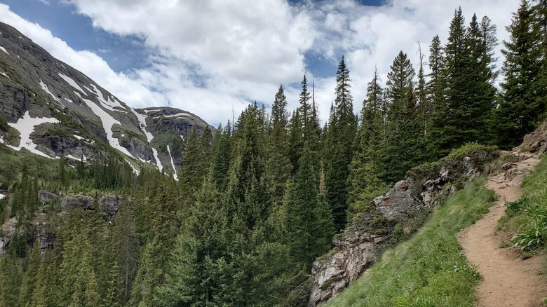 The Ice Lake Trail in San Juan National Forest, Colorado