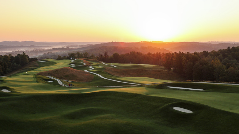 The 11th and 12th holes at French Lick Resort