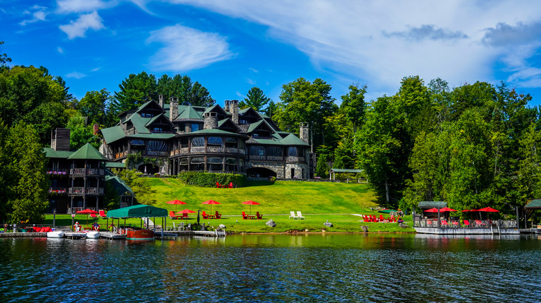 View of Lake Placid Lodge on Lake Placid