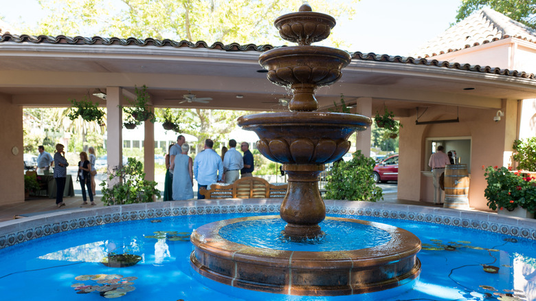 Fountain at Fairmont Sonoma Mission Inn & Spa in Boyes Hot Springs