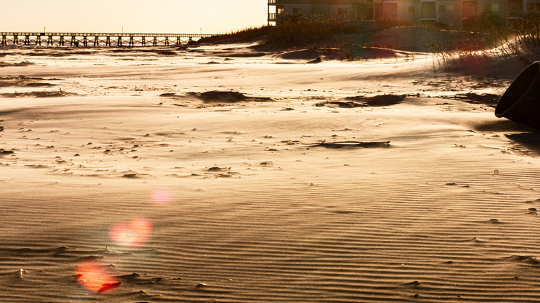 South Carolina beach at sunset
