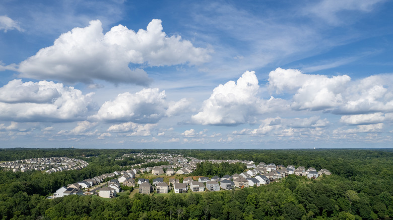 Houses and subdevelopments in Fort Mill, South Carolina