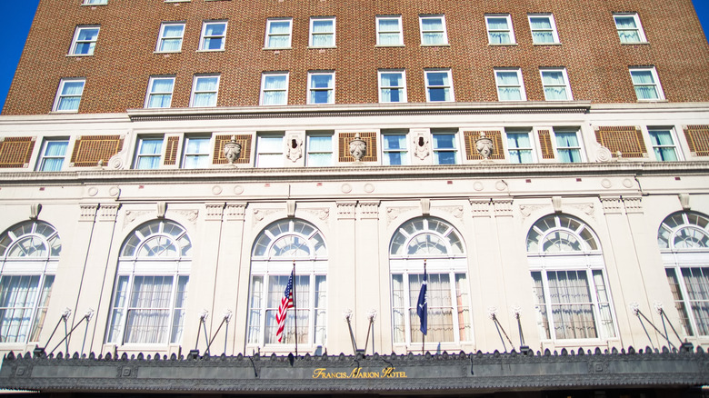 Building facade of Charleston's Francis Marion Hotel