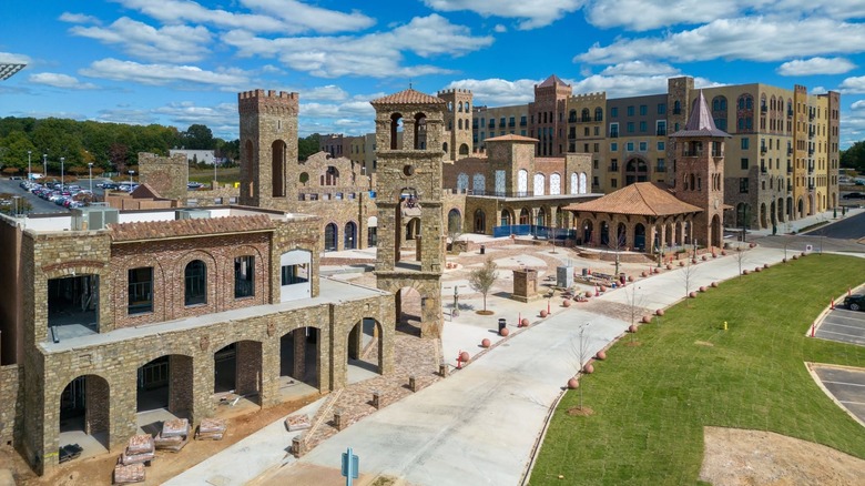 Aerial view of BridgeWay Station in Mauldin, South Carolina
