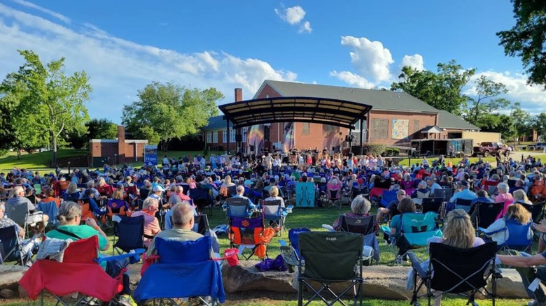 A live concert at the Mauldin Cultural Center