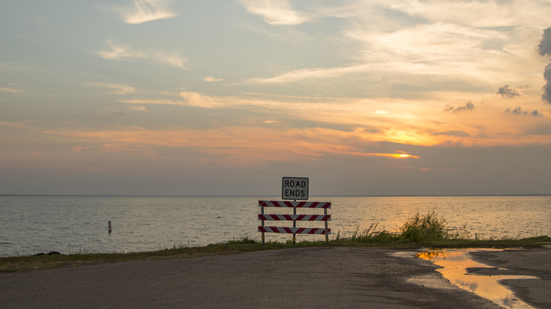 Lake Moultrie in South Carolina during sunset