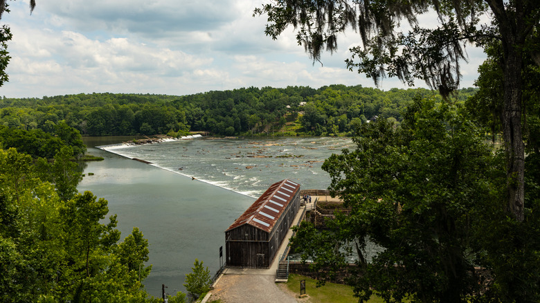 Savannah River bordering Georgia and South Carolina