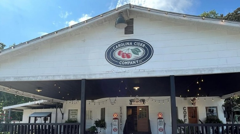 An exterior view of Carolina Cider Company